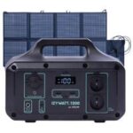Komplettes autonomes Kit mit 1200-W-Lithiumbatterie und faltbarem 160-W-Solarpanel